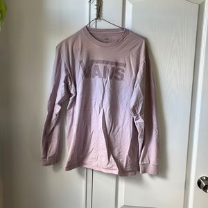 Vans long sleeve tee shirt, size: medium